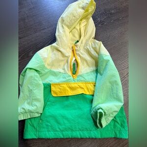 Cat & Jack Green and Yellow Kids Jacket